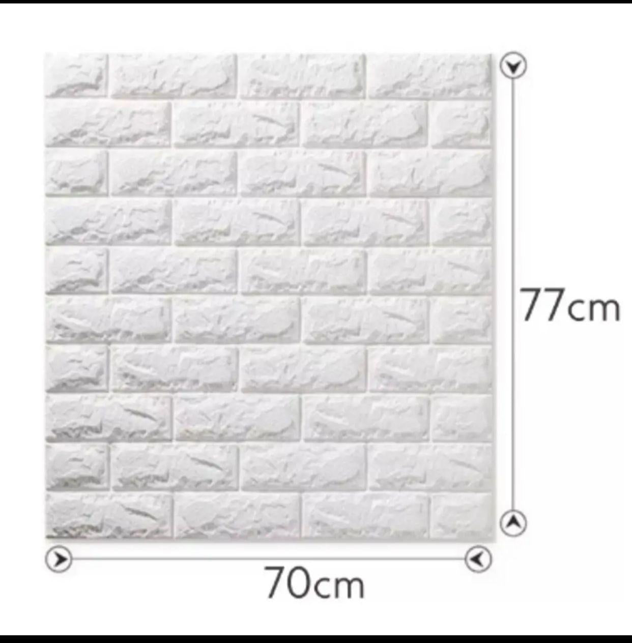 3D Wall Panels Peel Stick Wallpaper Self Adhesive Waterproof Foam Faux Brick for Living Room Bedroom Laundry Kitchen TV Wall.