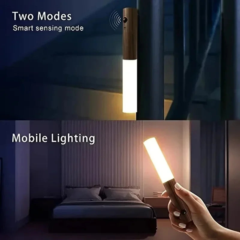 Intelligent Human Body Induction Night Light, Motion Sensor LED Corridor Cabinet Wall Light, Household Toilet Wall Induction