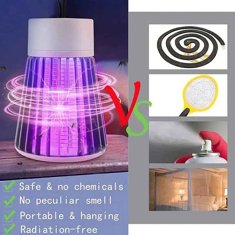 Xiaomi Electric Shock Mosquito Killer Lamp Insect Trap USB Mute Fly Trap Zapper Insect Killer Repellent Anti Mosquito Trap