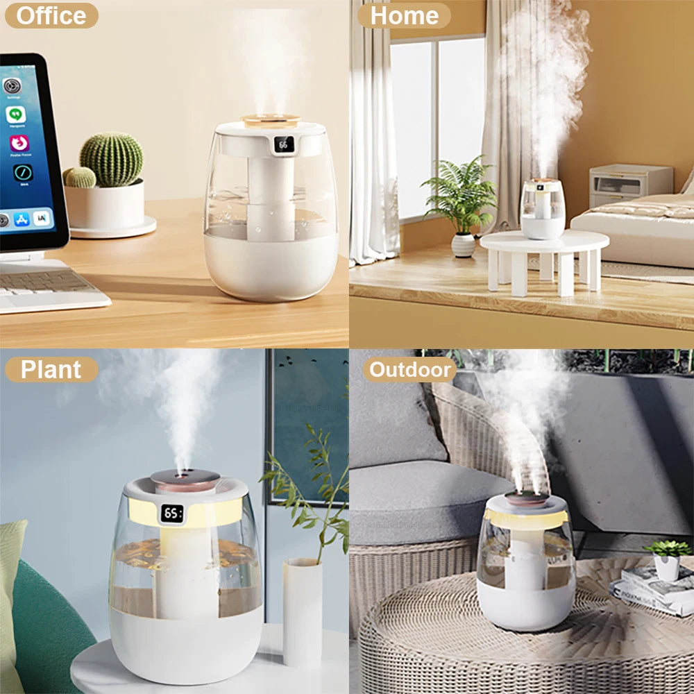 J10 Humidifier β Professional Large Capacity Double Spray Port Cool Mist Maker