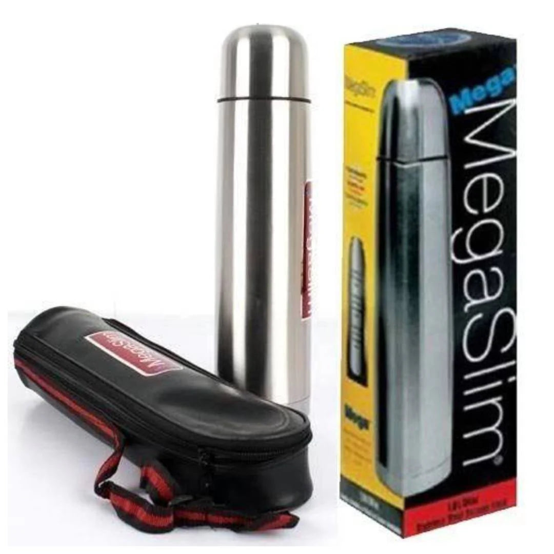 MEGASLIM VACCUM THERMIC WATER BOTTLES ~ KEEP HOT AND COLD FOR 12-15 hours GUARANTEED