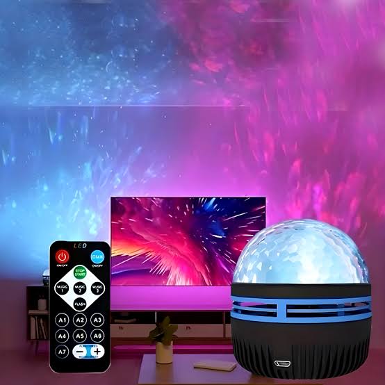 LED Starry Projector Light – Galaxy Night Light for Bedroom & Home Decor