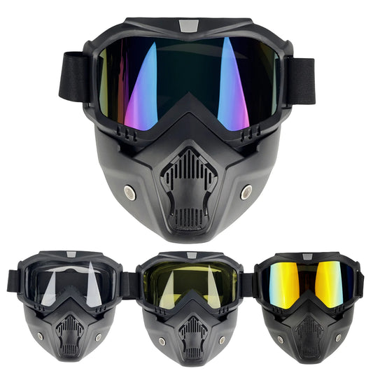 Off-Road Goggle Mask – Ultimate Eye & Face Protection for Riders