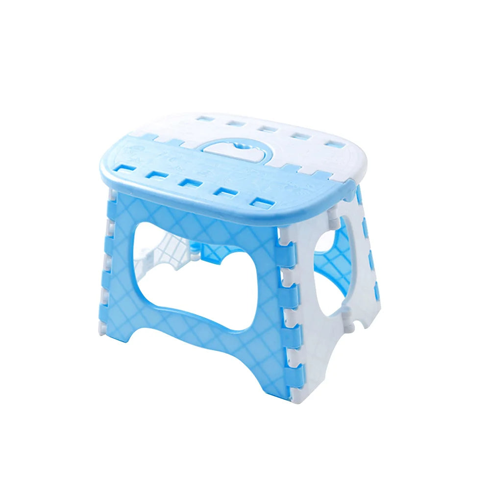 Step Stool for Kids Mini Foldable Stools Folding Lightweight Fishing Blue Child