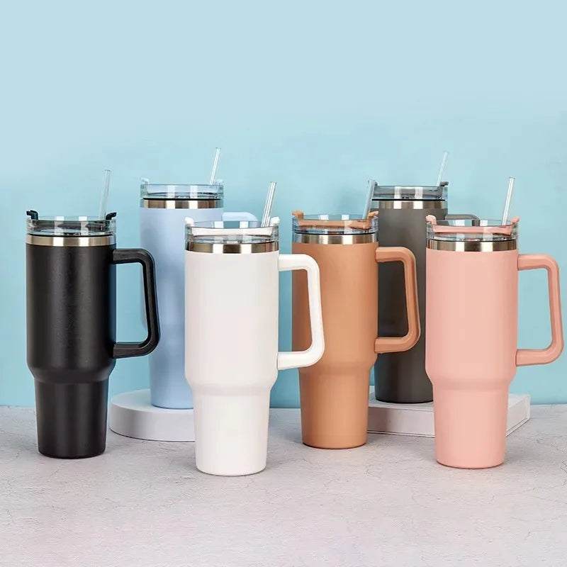 304 stainless steel 900 ML ice bar water cup vacuum cup New large capacity coffee car cup