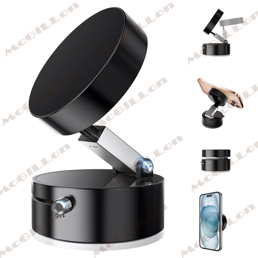 Vacuum Magnetic Suction Cup Folding Swivel Stand Double-sided Suction Cup For Universal Vacuum Swivel Stand Mobile Phone Holder