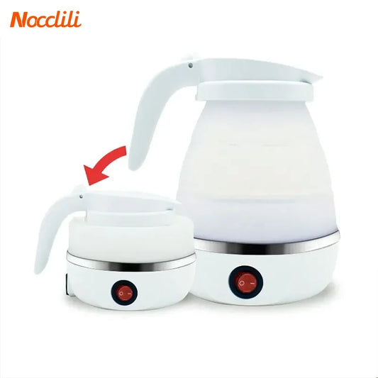 Electric Kettle Folding Electric Port Portable Travel Camping Kettle 600ML Electric Water Heater Portable Foldable Kettle Port