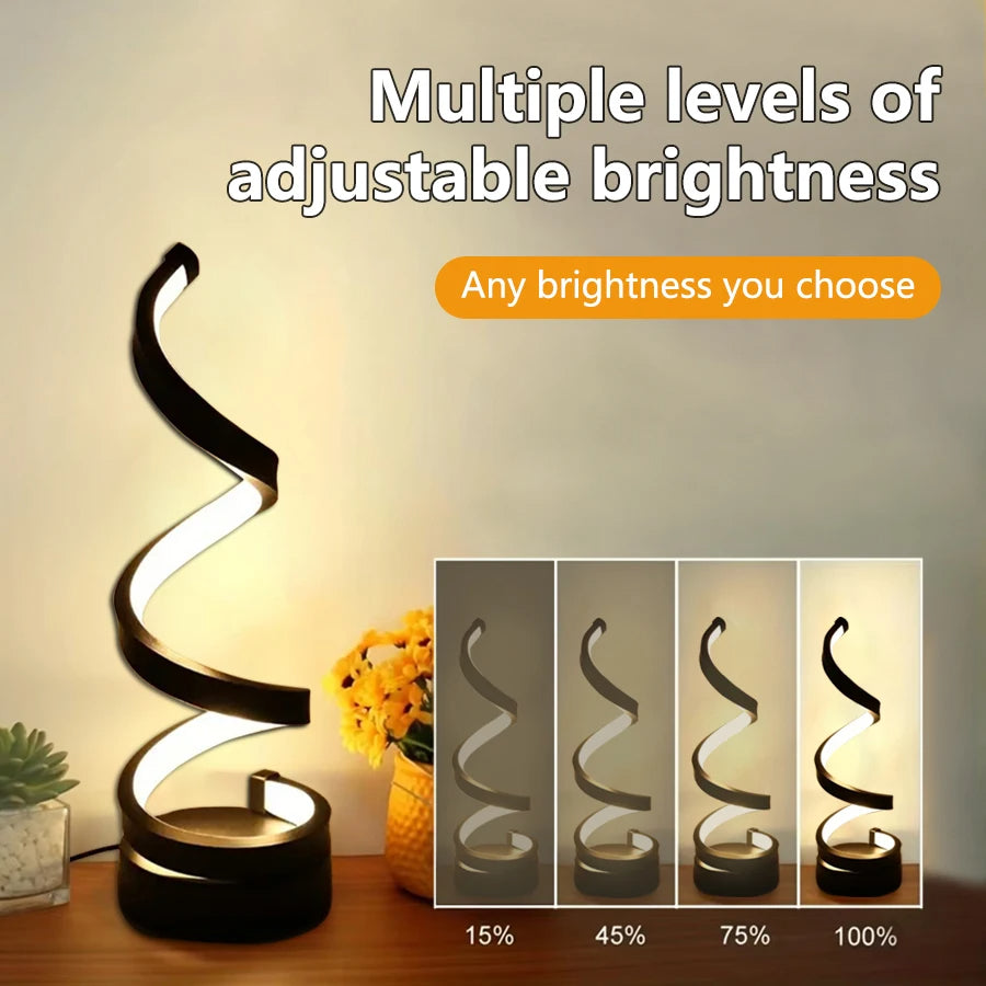 Spiral LED 3 Colours Adjustable Light