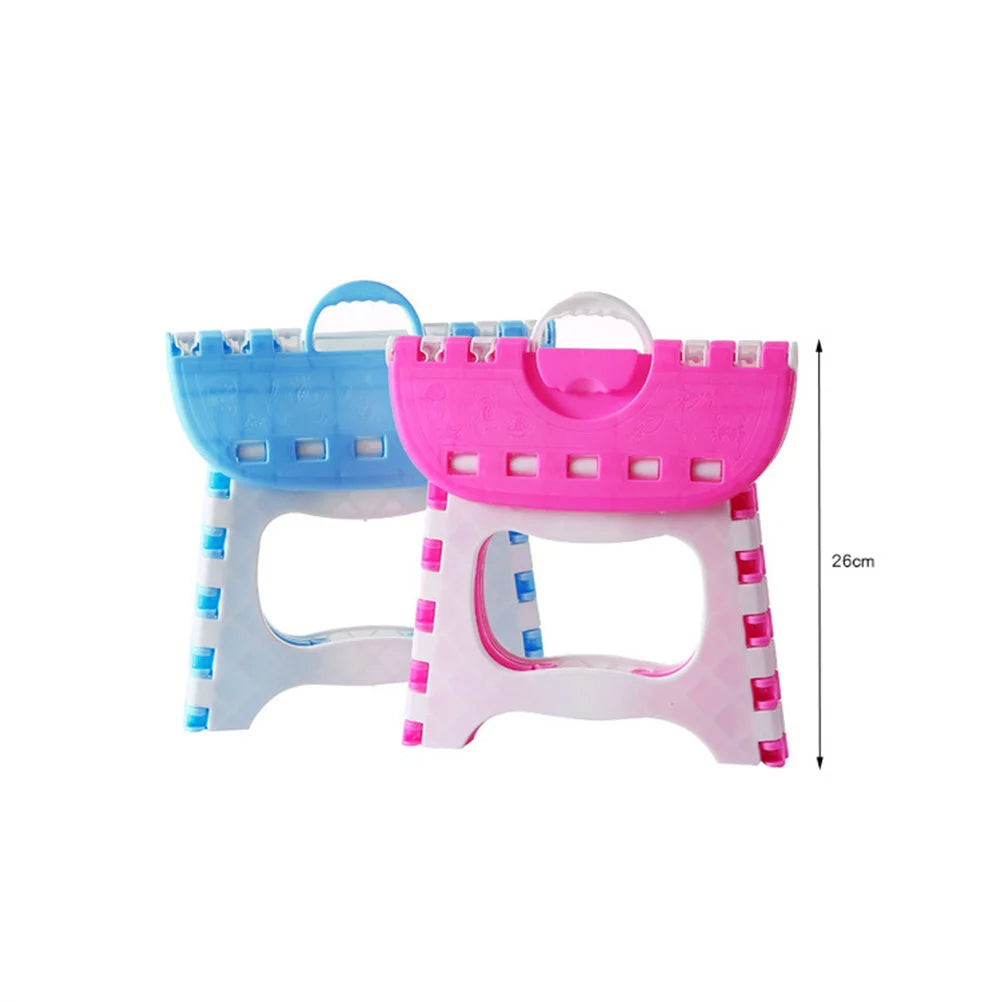 Step Stool for Kids Mini Foldable Stools Folding Lightweight Fishing Blue Child