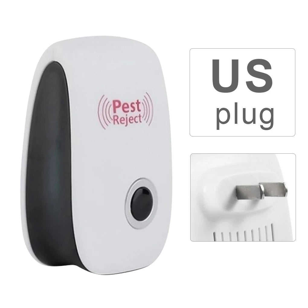 Pest Repeller Electronic Ultrasonic Pest Reject Mouse Rat Cockroach Pest Control Device Household Mosquito Killer EU US Plug