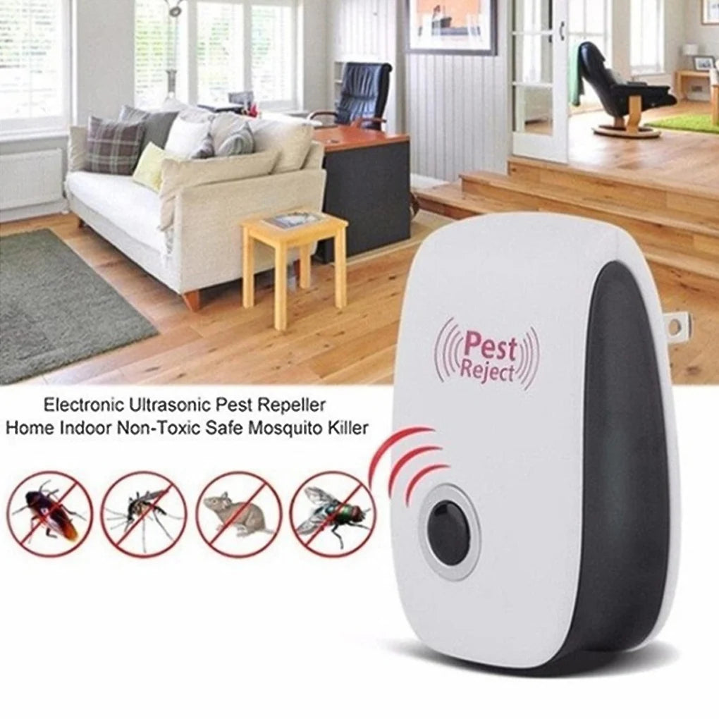 Pest Repeller Electronic Ultrasonic Pest Reject Mouse Rat Cockroach Pest Control Device Household Mosquito Killer EU US Plug