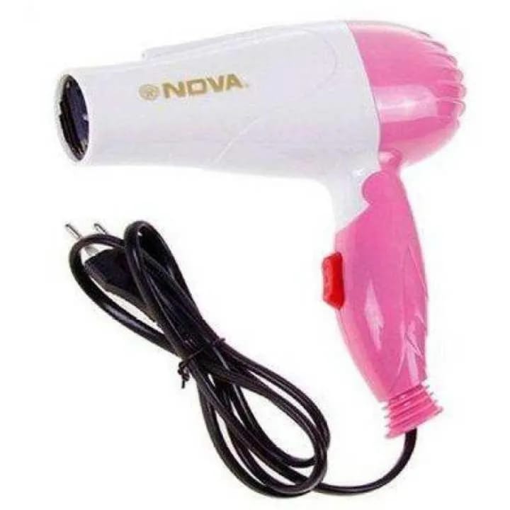 Nova Foldable Hair Dryer – 1000W with 2-Speed Control for Quick & Easy Styling