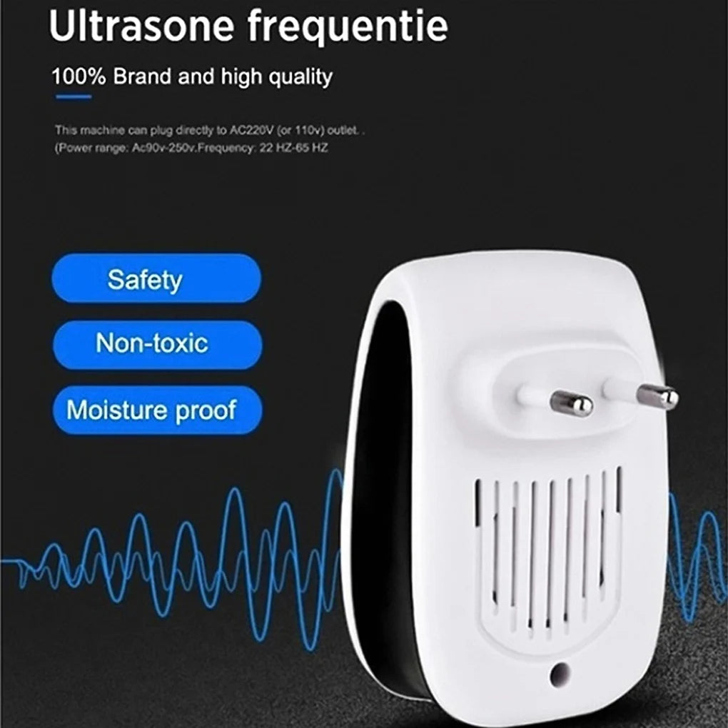 Pest Repeller Electronic Ultrasonic Pest Reject Mouse Rat Cockroach Pest Control Device Household Mosquito Killer EU US Plug