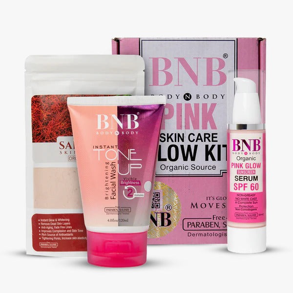 BNB Pink Glow Kit – Radiance & Hydration for a Flawless Glow
