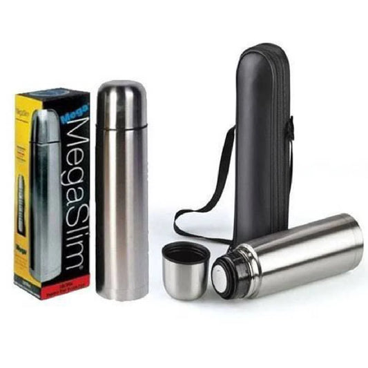 MEGASLIM VACCUM THERMIC WATER BOTTLES ~ KEEP HOT AND COLD FOR 12-15 hours GUARANTEED