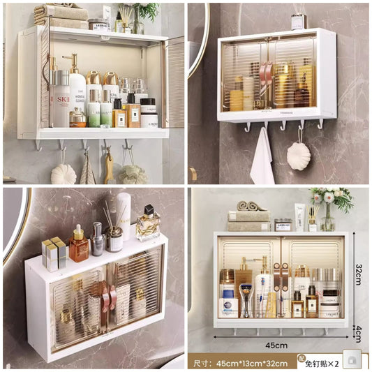 Wall Mounted Cabinet Storage Rack