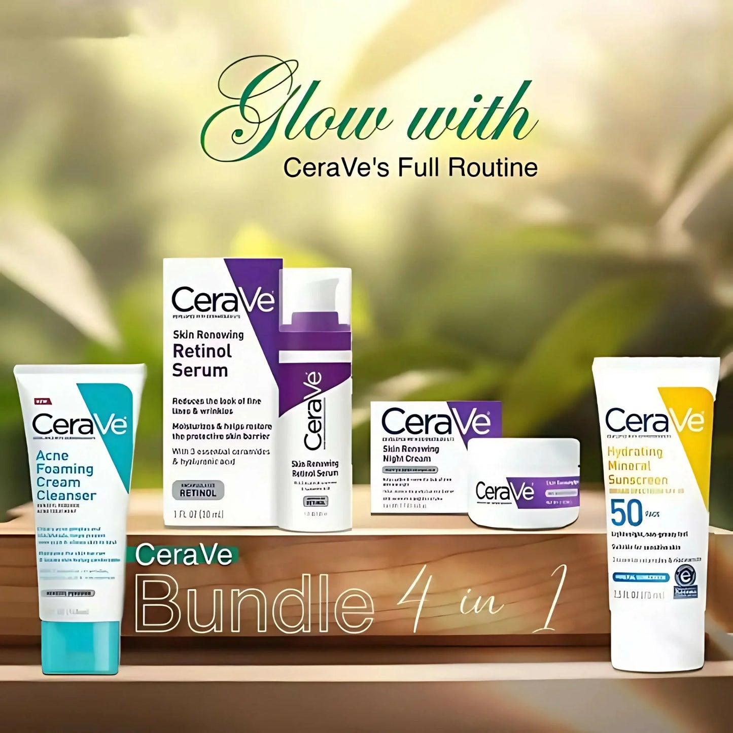 CeraVe 4-in-1 Skincare Kit – Complete Hydration & Repair Set